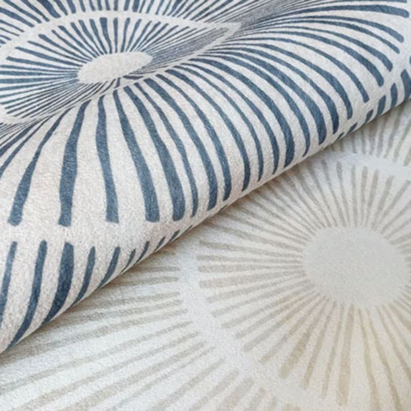 Chic Modern Area Carpet Stripe Pattern Polyester Area Rug Stain Resistant Rug for Home Decor