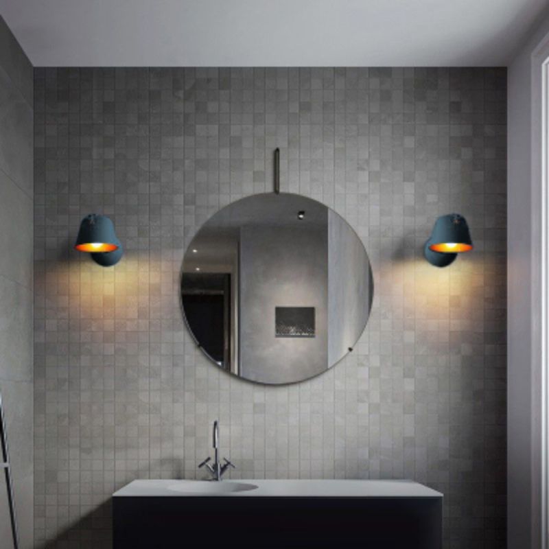 Modern Style Empire Shape Wall Light Metal 1 Light Sconces for Bedroom