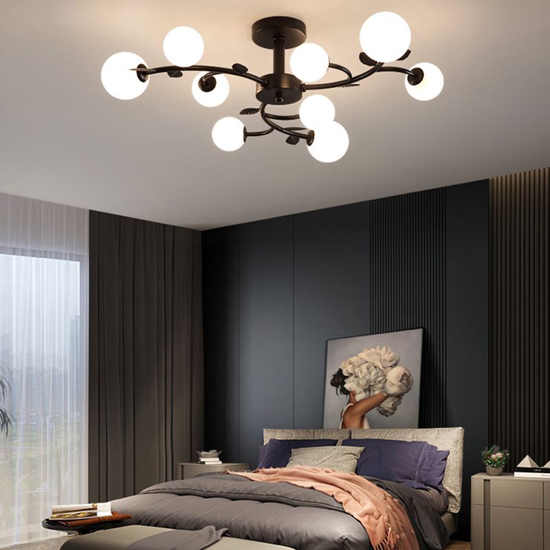 Luz de montaje de vidrio esférico de cristal esférico de montaje de descarga industrial