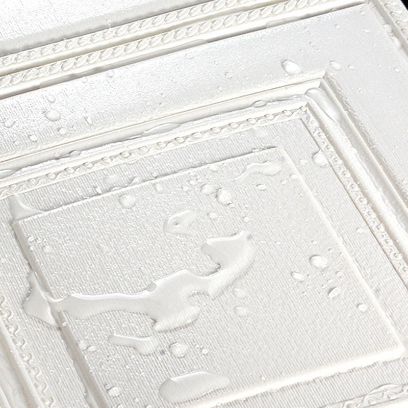 Contemporary Wall Plank 3D Brick Bathroom Wall Panels Set of 2