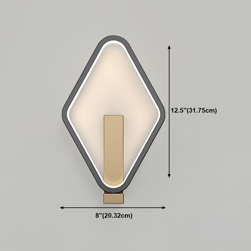 Geometrieform Wandmontage Lichter moderne Metallwandleuchten im Stil von Metall