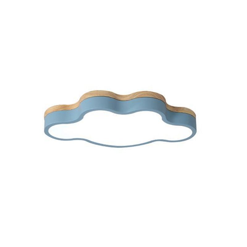 Plafonnier LED en forme de nuage en acrylique, plafonnier Macaron Loft pour chambre d'enfant