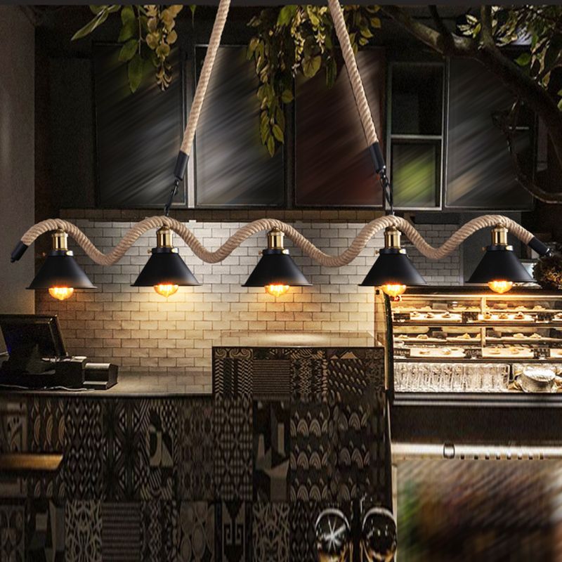 Industrial Island Lighting Cone Ceiling Light for Restaurant