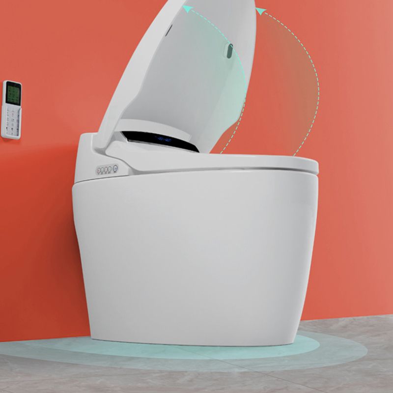 Contemporary Floor Mounted Toilet Indoor One Piece Toilet Bowl