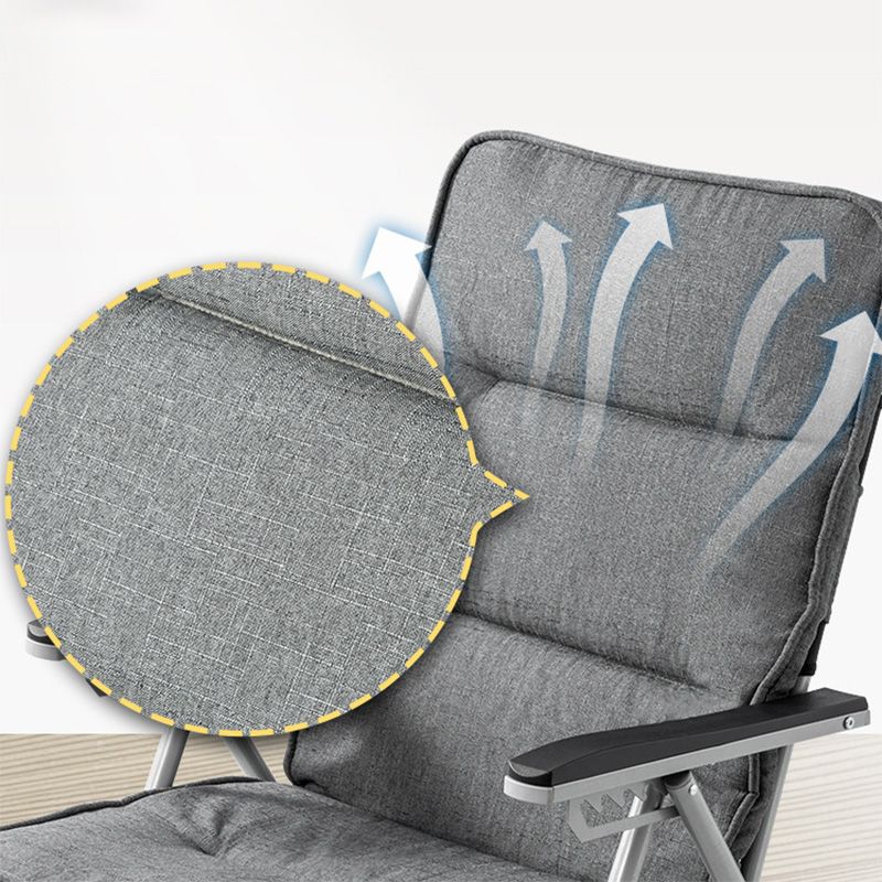 Linen Chair 21.6"L x 26.7"W x 41.3"H Convertible Chair for Living Room