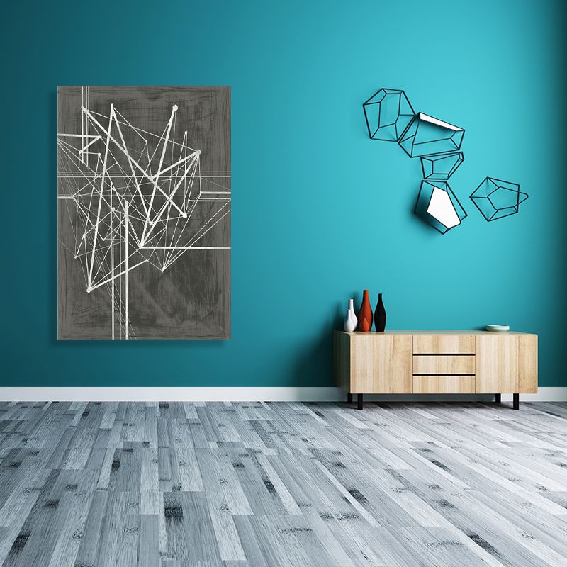 Miraculous Geometric Wall Decor for Living Room in Black, Multiple Sizes Available