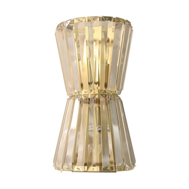 Crystal Crystal Shade Conical Murd Light Modern 2 Heads Corridor Mur Murn Lighting Fixture