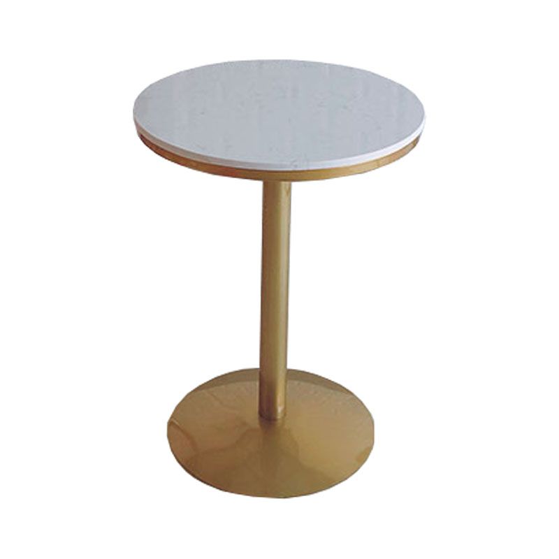 Tulip Base Dining Table Marble Gold Base Traditional Luxury Dining Table