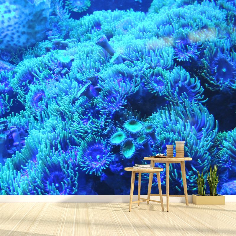 Underwater Pictures Mural Moisture Resistant Wall Decor for House Interior
