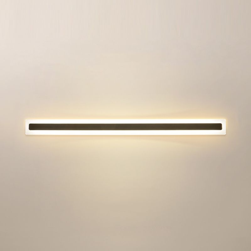 Linearer Schatten Metall Wandleuchter moderner Stil 1- Lichtwandhalterung Beleuchtung