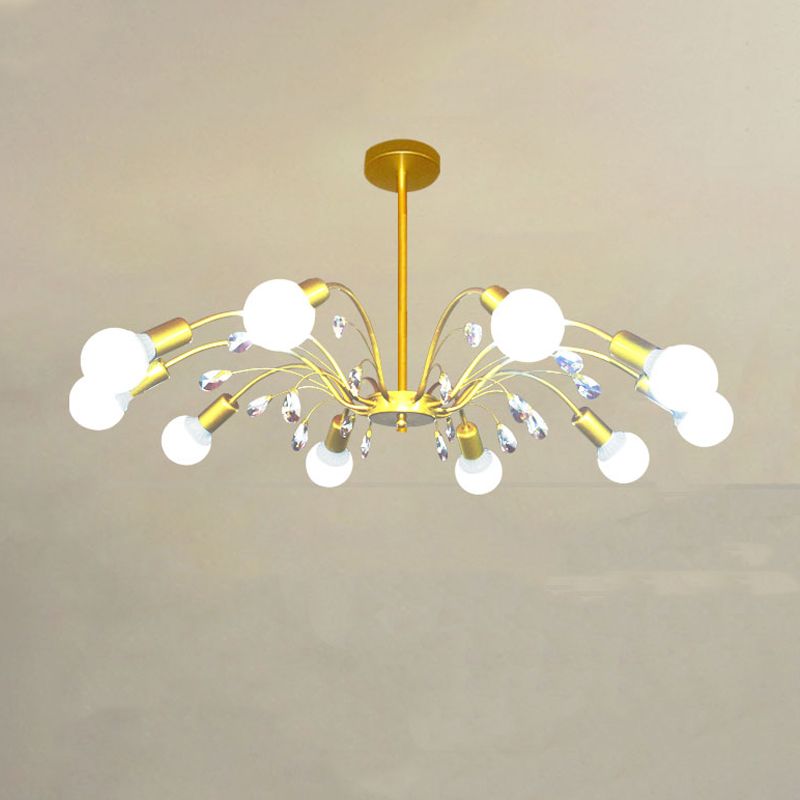 Radial Shade Chandelier Lights Contemporary Metal Chandelier Lighting Fixtures