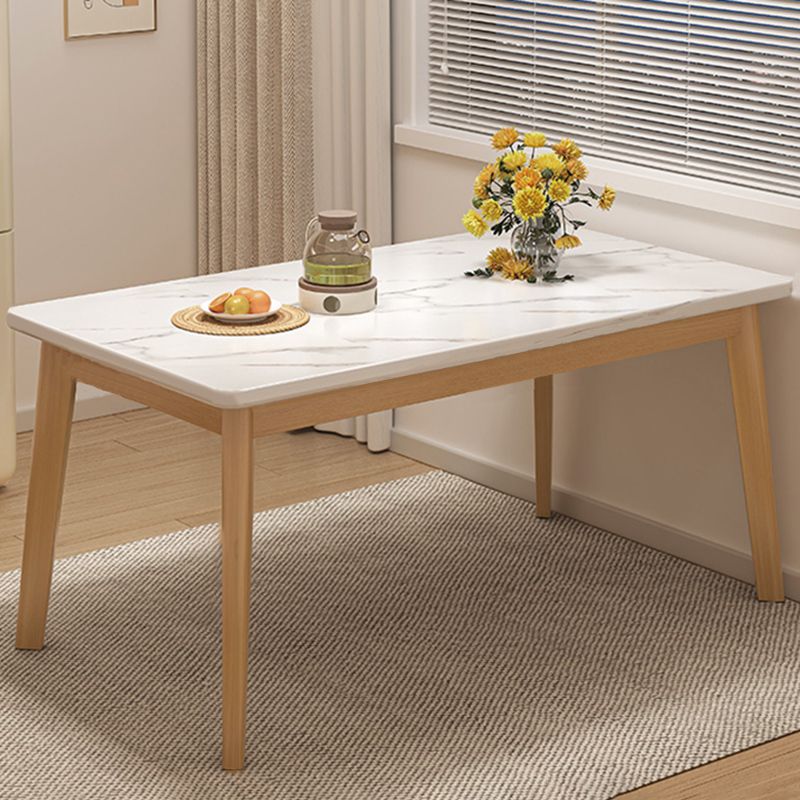 Modern 1/3/5 Pieces Dining Room Table Rectangle Wood Furniture for Home