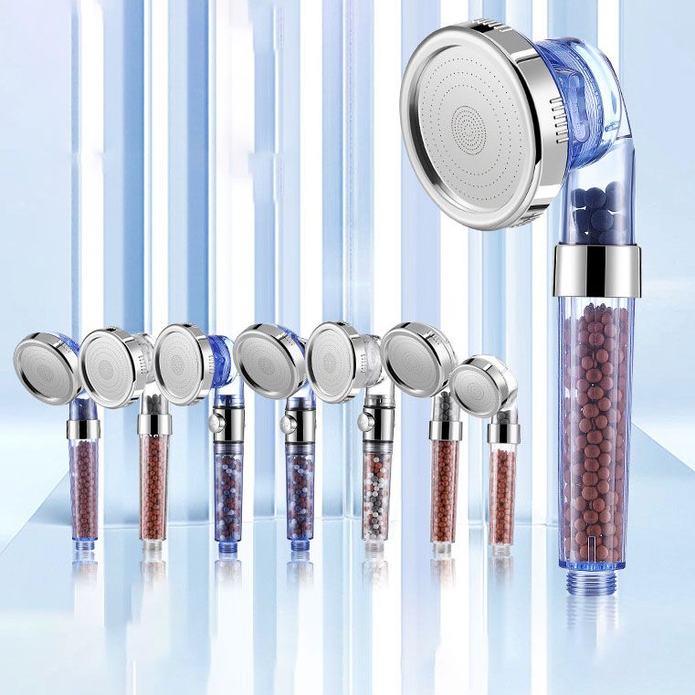 Shower Head Massage 3-Jet Round Adjustable Spray Pattern Shower Head Combo