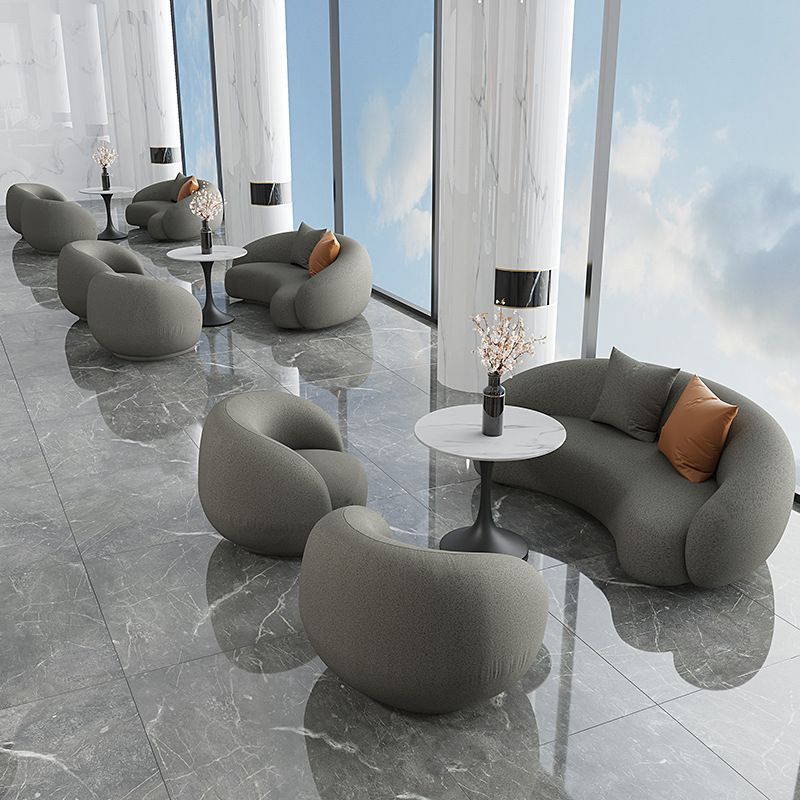 Modern Round Dining Table for Kitchen White Table with Metal Base