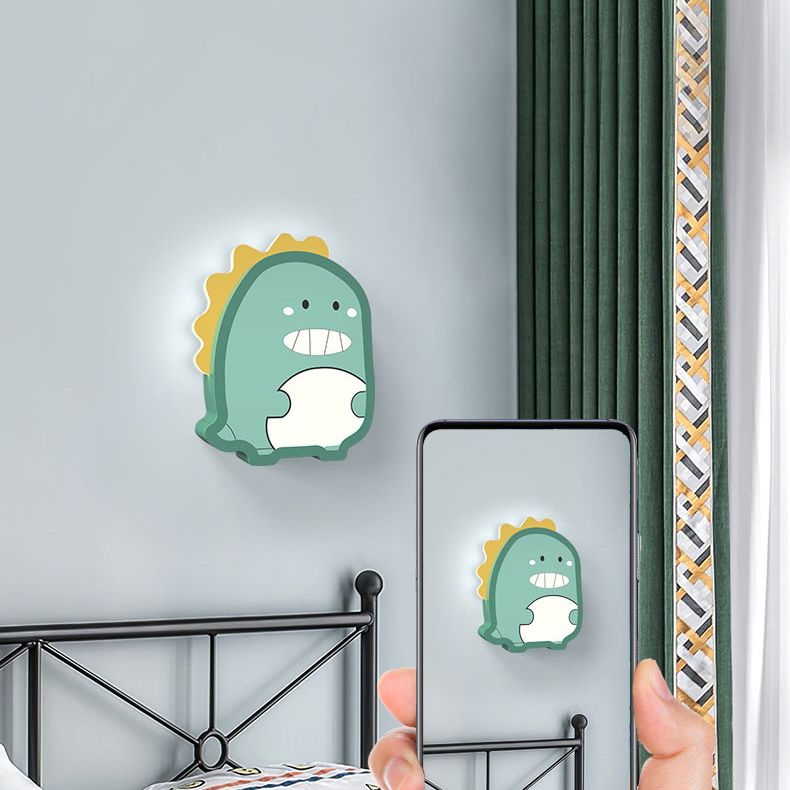 Metal Cartoon Wall Sconce 1-Light LED Wall Mounted Lighting for Children's Room