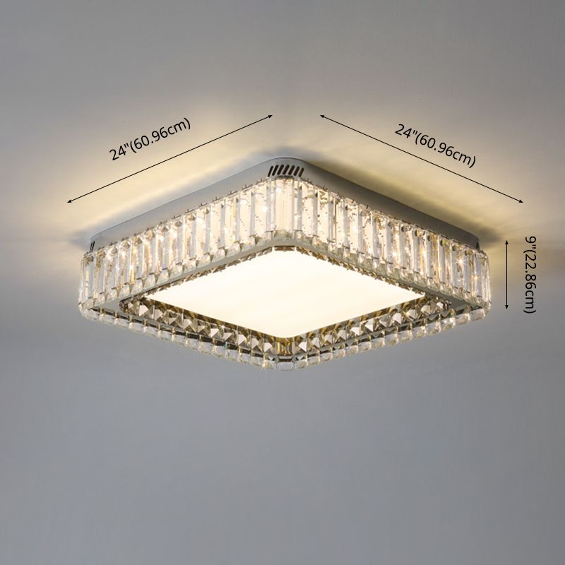 Nouveau cristal moderne encastré luminaire or LED encastré pour la chambre à coucher