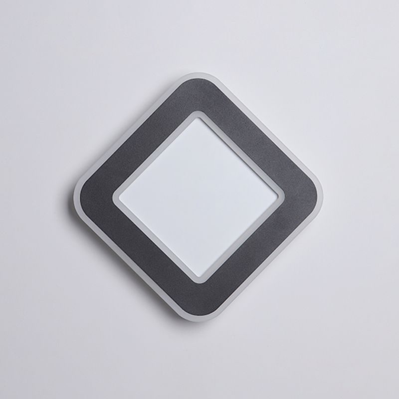 Geometric Shape Metal Wall Sconce Modern Style 1-Light Wall Mount Lighting