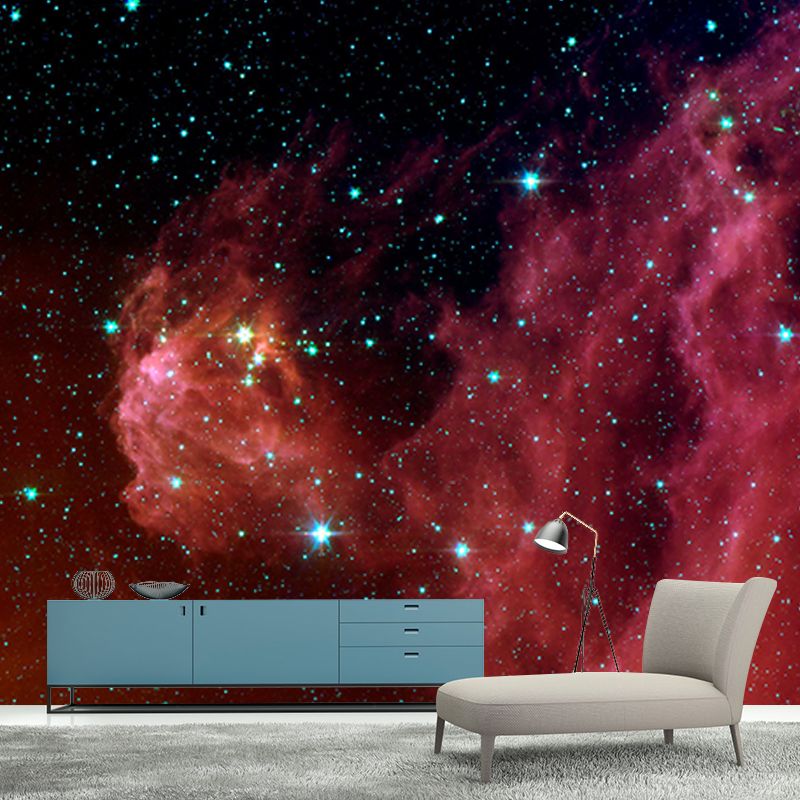 Nebula Mural Modern Photography Wallpaper Sitting Room Wall Mural