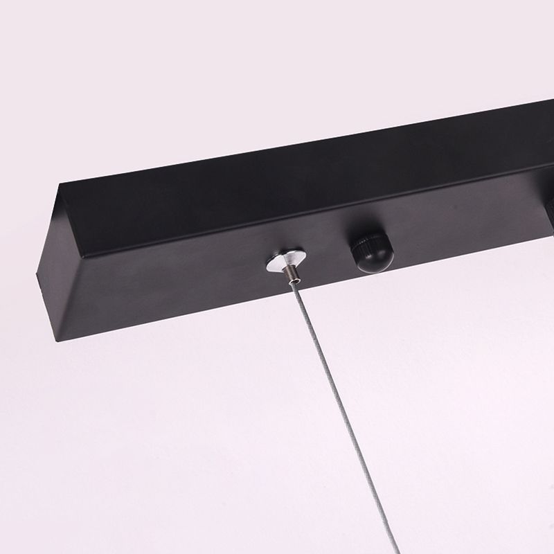 Lampadari cilindrici Isola Luci a sospensione Luci a sospensione contemporanea per il metallo dell'isola da cucina