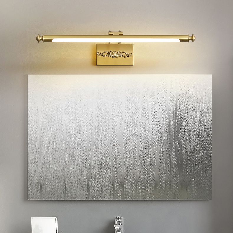 Thin-Line Metal Wall Mounted Lights Modern Wall Lighting Ideas for Bathroom