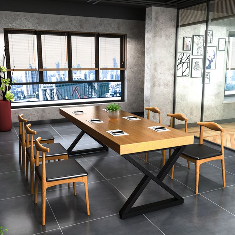 Rectangle 1/2/7 Pieces Dining Set Double Pedestal Dining Furniture