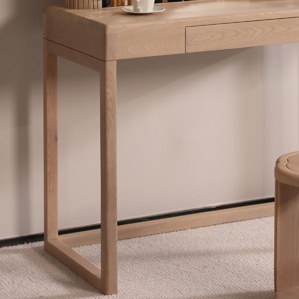 Traditional Bedroom Makeup Vanity Desk Table Solid Wood Vanity Dressing Table