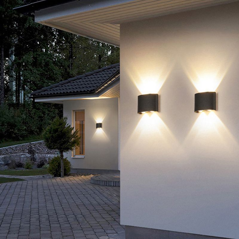 Multi Lights Geometric Wall Washer Sconce Modern Style Metal Wall Lighting Ideas