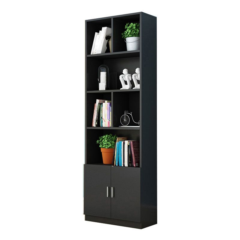 Closed Wooden Bookshelf Nordic Home Living Room Standard Bookcase