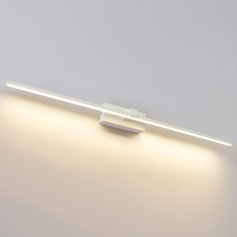 Simplicidad moderna Luces de apliques de pared lineal iluminación metálica de pared para baño