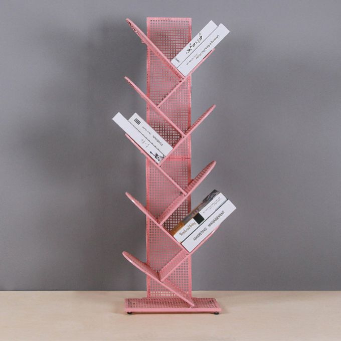 Modern Style Shelf Bookcase Metal Etagere Bookshelf with Shelves