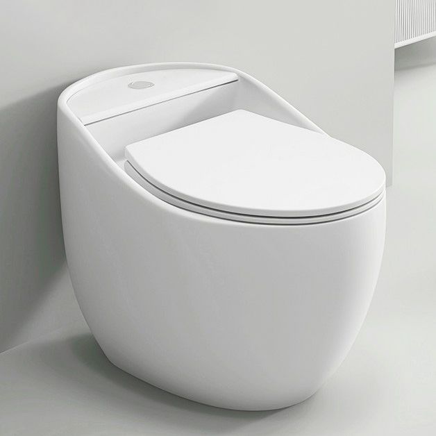 Traditional Flush Toilet One-Piece Toilet Floor Mounted Porcelain Toilet