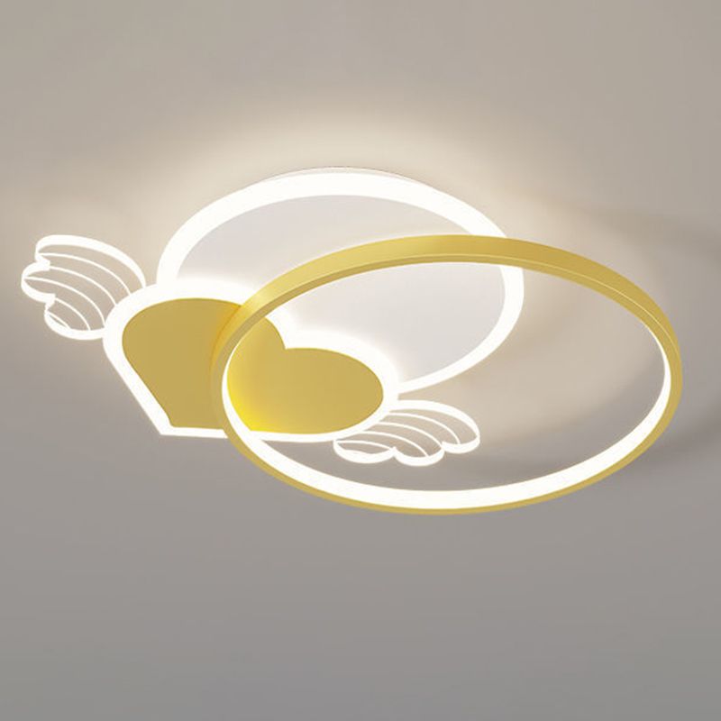 Ange encastré plafonnier moderniste acrylique chambre à coucher encastré plafonnier