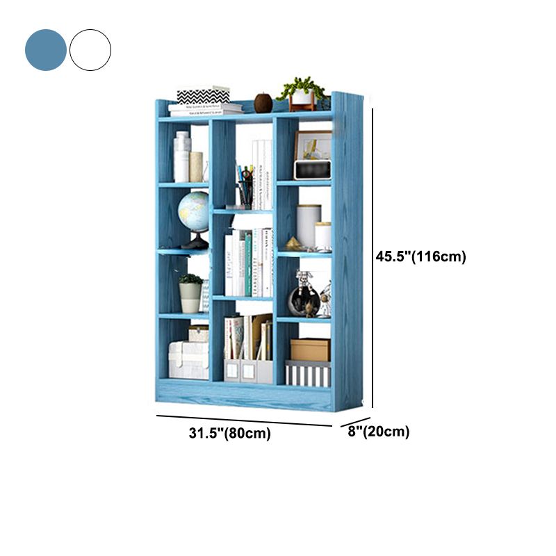 Engineered Wood Standard Bookcase Contemporary Open Back Bookcase