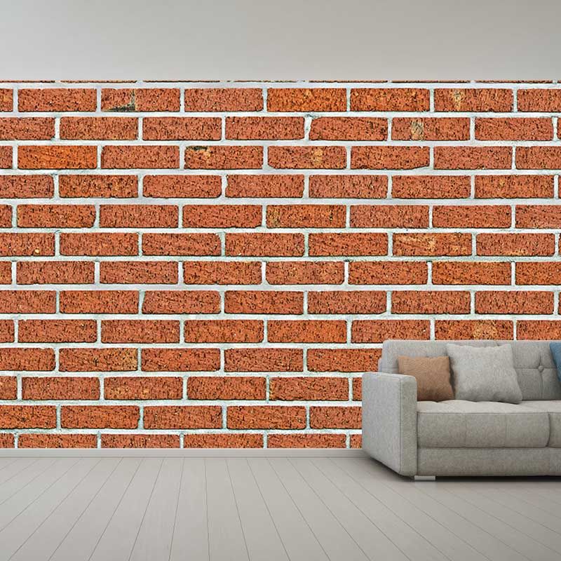 Old Brick Wall Murals for Restaurant Washable Wall Covering, Custom Size Available