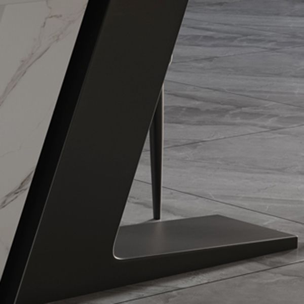 Contemporary Rectangle Table Set 1/4/5/7 Pieces Dining Set for Kitchen