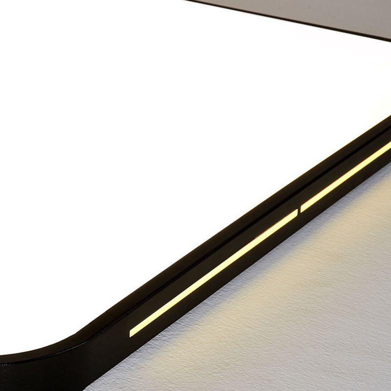 Modern Geometric LED Flush Mount Lamp Acrylic Ceiling Mount Light Fixture for Bedroom