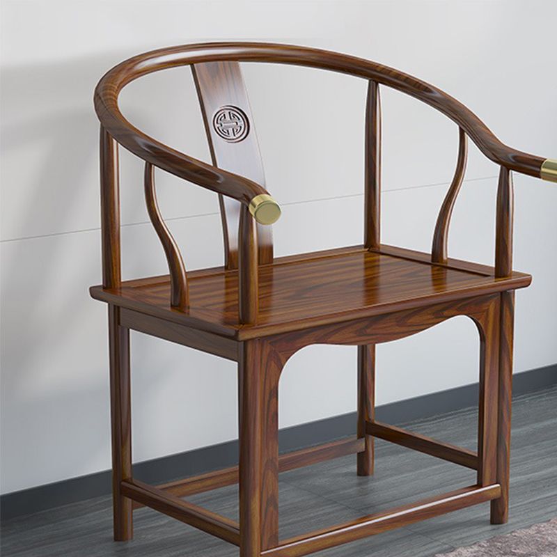 Silla de comedor de madera moderna Silla con brazo trasero Windsor para uso en restaurantes