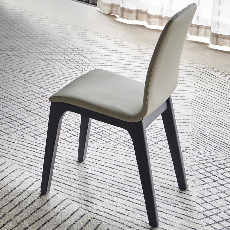 Contemporary Sintered Stone Dining Room Set Rectangle Dining Set with Built-in Storage Layer