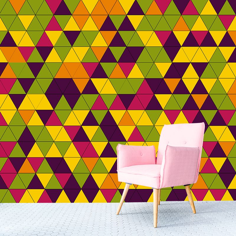 Light Color Modern Abstract Mural Wallpaper for Art Gallery, Personalized Size Available