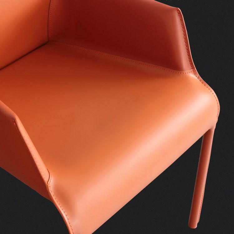 Fauté de salle à manger moderne en cuir faux