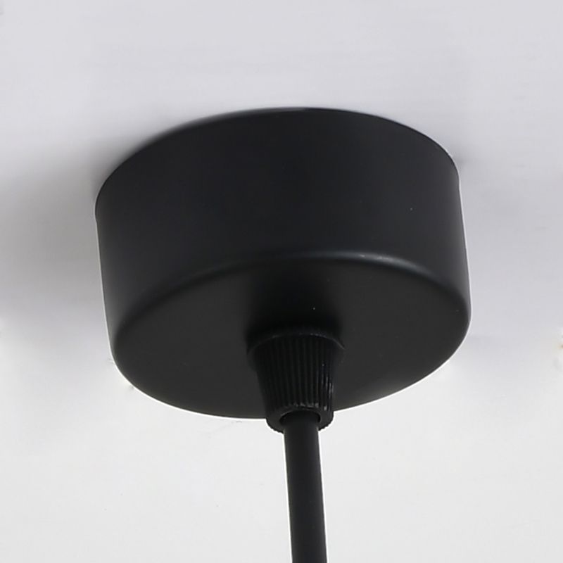 Metall rechteckige Rohranhänger minimalistische LED -LED -Beleuchtung zum Abendessen