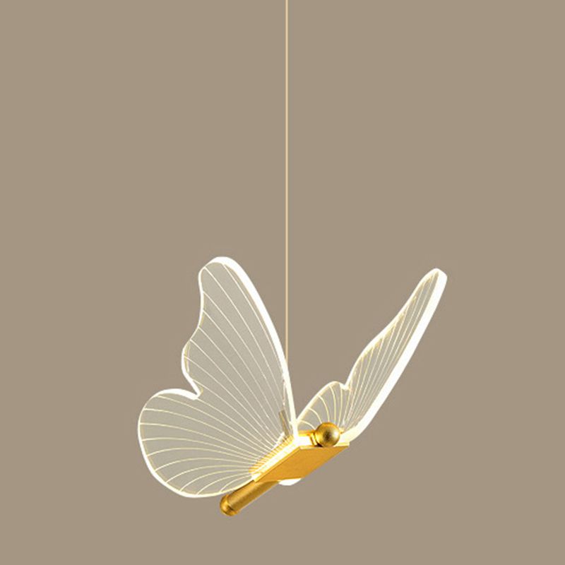 Moderner Stilfeuerleuchten Acryl -Multi -Lichter -Federbeleuchtung