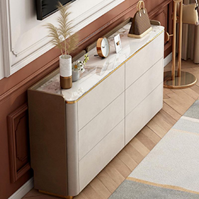 Stone Storage Chest Classic Glam 11.7 Inch Width Storage Chest Dresser