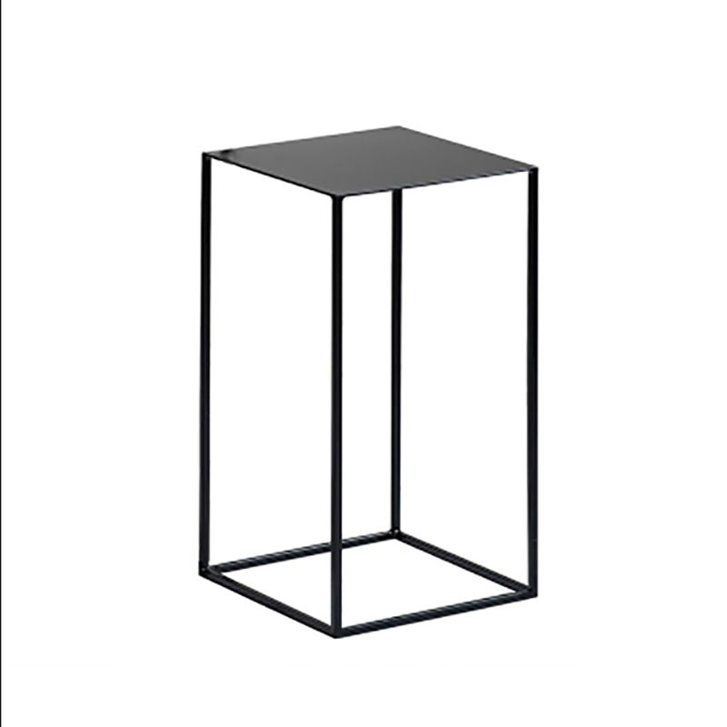 Medieval Modern Side Table Square Metal Table Frame Base Design