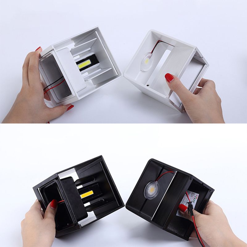 Modern Minimalist Style Geometric Wall Mounted Light Fixture Metal Wall Lamps