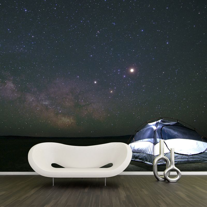 Deep Space Full Sky Mural Wallpaper Wall Decor for Bedroom,Made to Measure