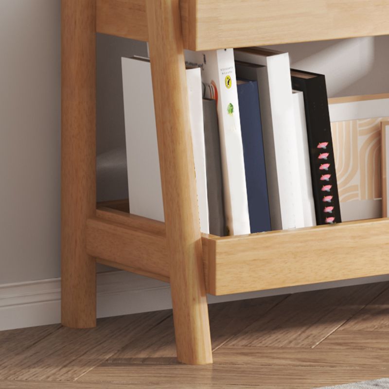 Contemporary Wood Bookshelf Standard Shelves Included Bookcase