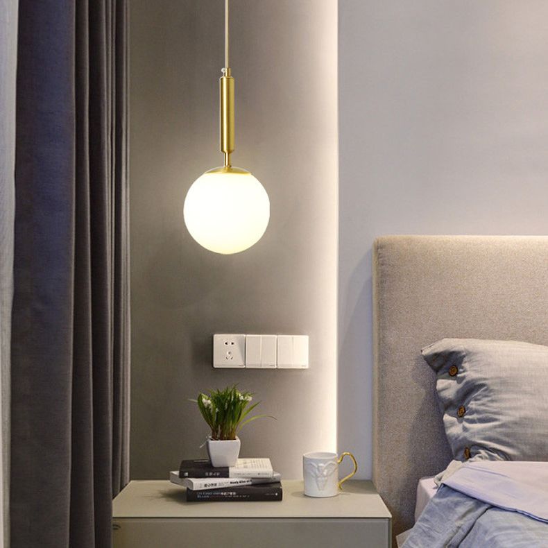 Globale hängende Leuchten modernes Glas 1 Lichtheizlicht Lichter