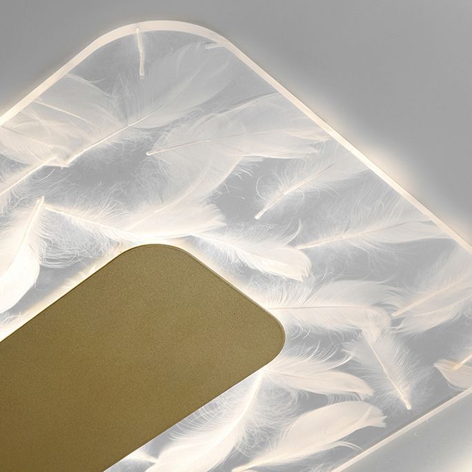 2 Light Ceiling Lamp Modern Style Metal Ceiling Lighting for Living Room