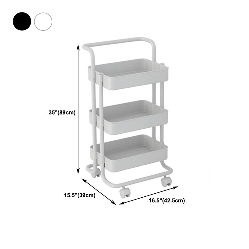 Steel Bookshelf, Multi Tiers Contemporary Bookcase for Home Office